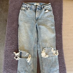 Abercrombie Curve Love Ultra High Rise 90s Straight Jean